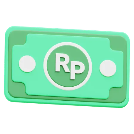 Rupia  3D Icon