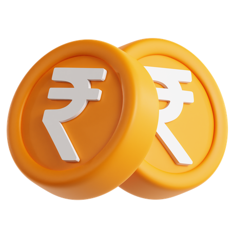 Rupias  3D Icon