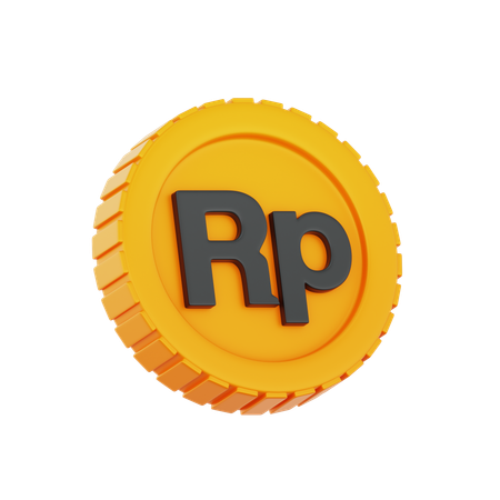 Rupia  3D Icon