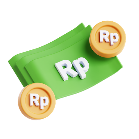 Rupia  3D Icon