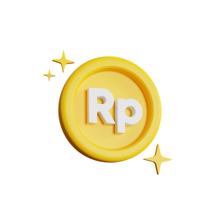 Brillo rupia  3D Icon