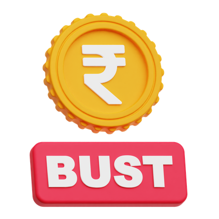 Busto de rúpias  3D Icon