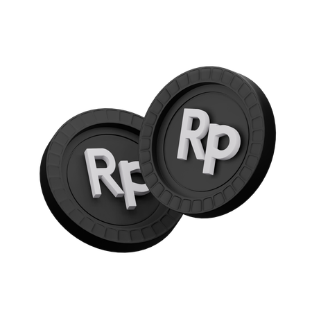 Rupia indonésia  3D Icon