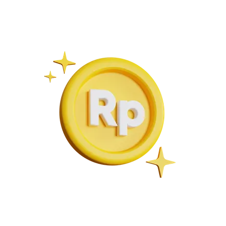 Rupia brilhar  3D Icon