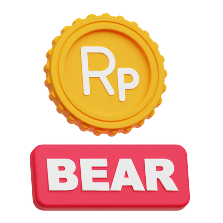 Urso rupia  3D Icon