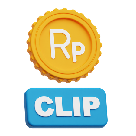 Rupiah Clip  3D Icon