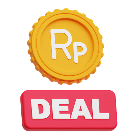 Rupiah Deal  3D Icon