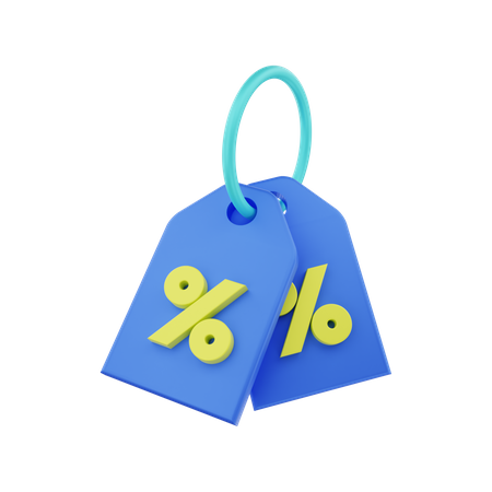 Rupiah discount  3D Illustration