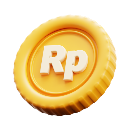 Rupiah Indonesia  3D Icon