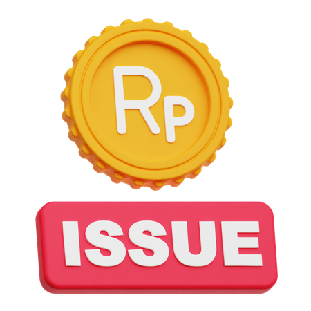 Rupiah Issue  3D Icon