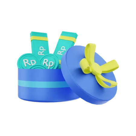 Rupiah money reward  3D Illustration