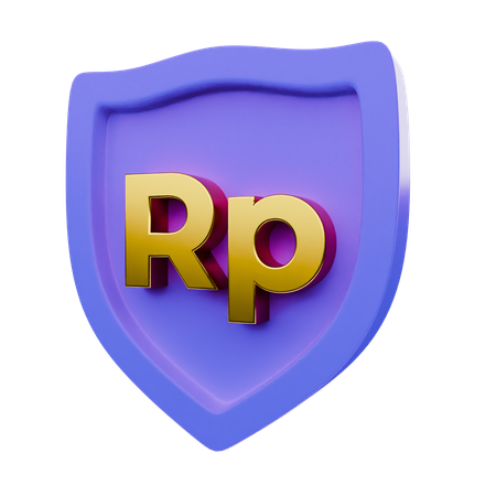 Rupiah Protection  3D Icon