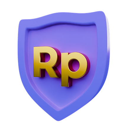 Rupiah Protection  3D Icon