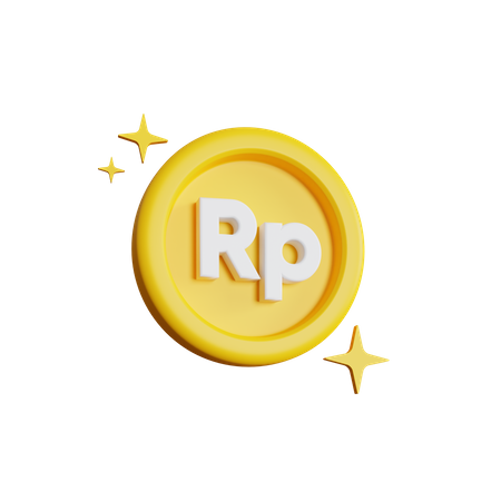 Rupiah Shine  3D Icon
