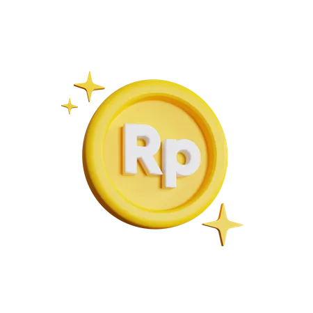 Rupiah Shine  3D Icon