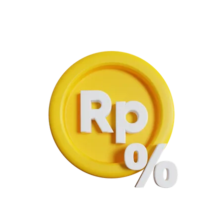 Rupiah Tax  3D Icon