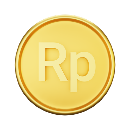 Rupiah-Währung  3D Illustration