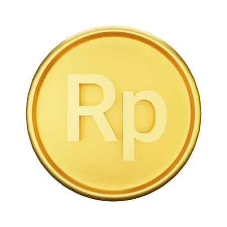 Rupiah-Währung  3D Illustration