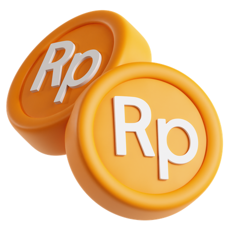 Rupia  3D Icon