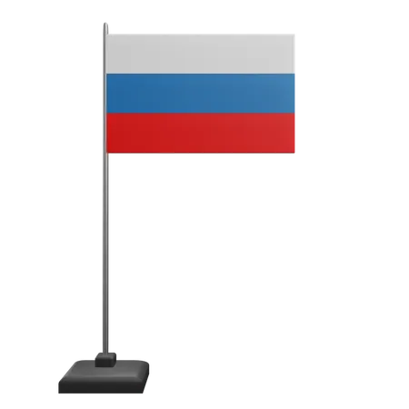 Rusia Flag  3D Icon