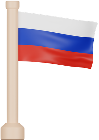 Russia Flag  3D Icon