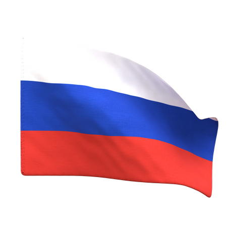 Russia Flag  3D Icon