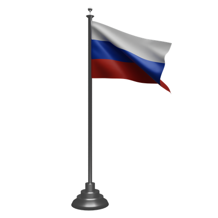 Russian Flag  3D Illustration