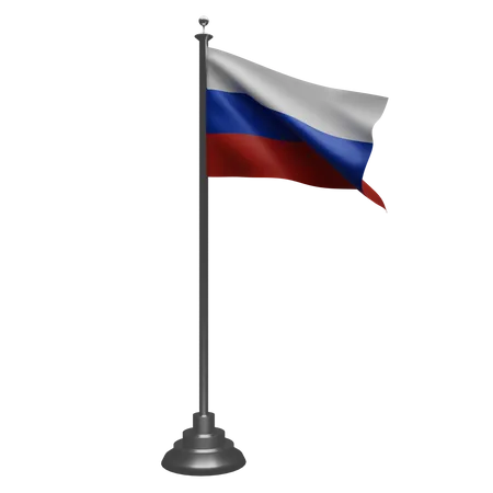 Russian Flag  3D Illustration