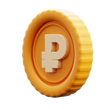 Russian Ruble  3D Icon