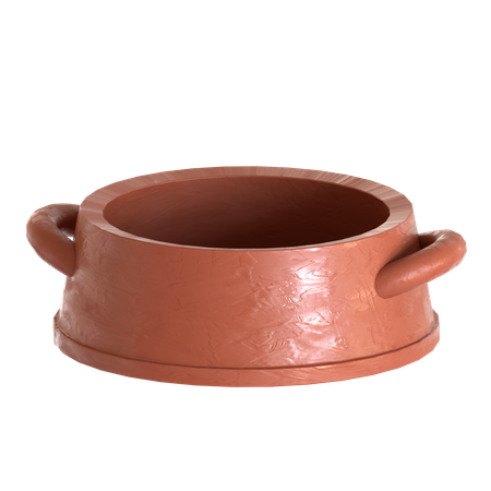 Rustic pot  3D Icon