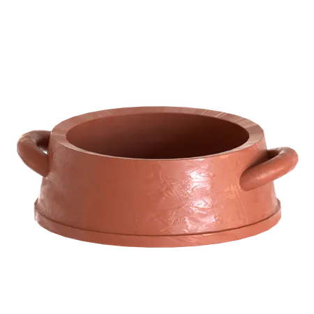 Rustic pot  3D Icon