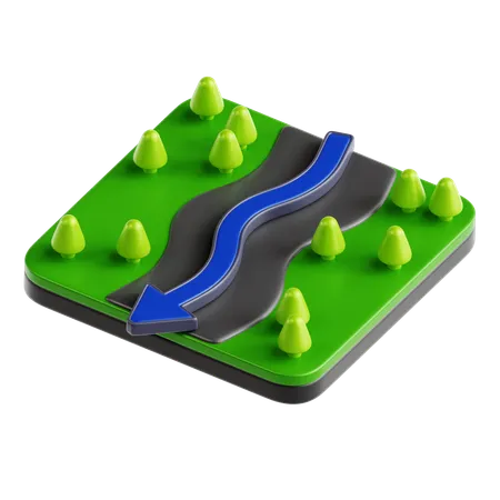 Ruta  3D Icon