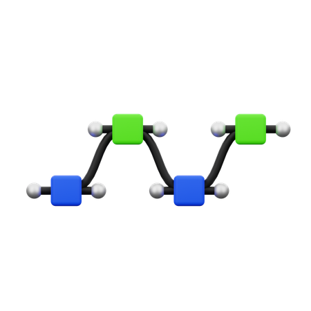 Camino vectorial  3D Icon