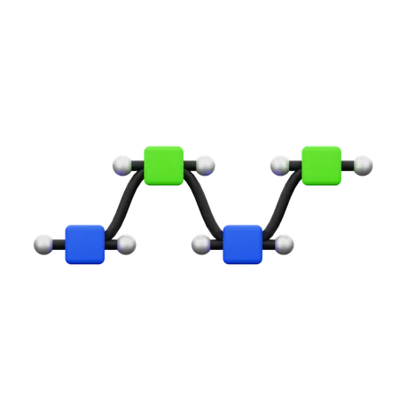 Camino vectorial  3D Icon