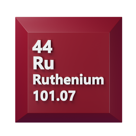 Ruthenium  3D Icon