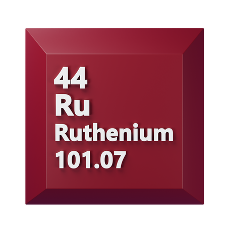 Ruthénium  3D Icon