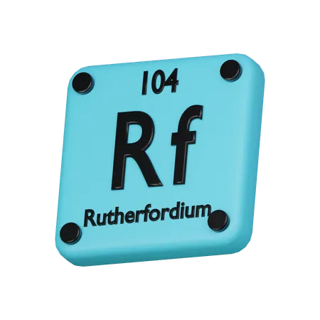 Rutherfórdio  3D Icon