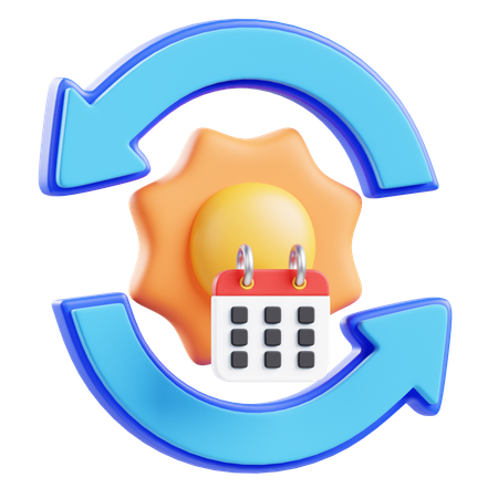 Rutina de la mañana  3D Icon