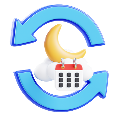 Rutina nocturna  3D Icon