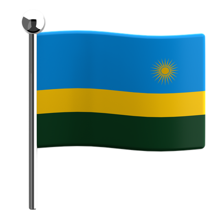 Rwanda  3D Icon