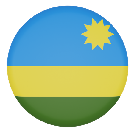 Rwanda  3D Icon