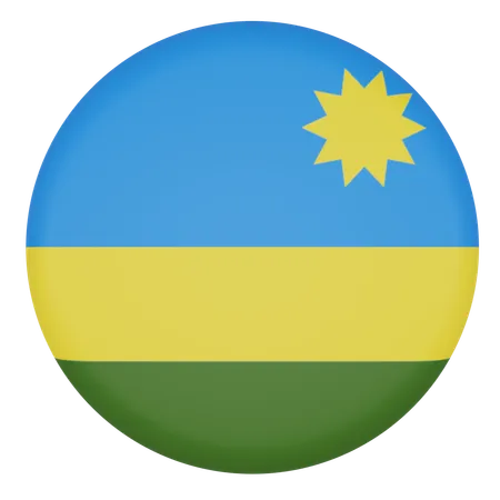 Rwanda  3D Icon