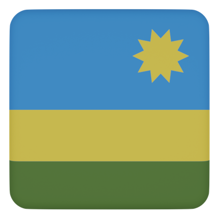 Rwanda  3D Icon