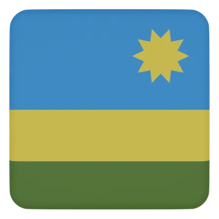 Rwanda  3D Icon