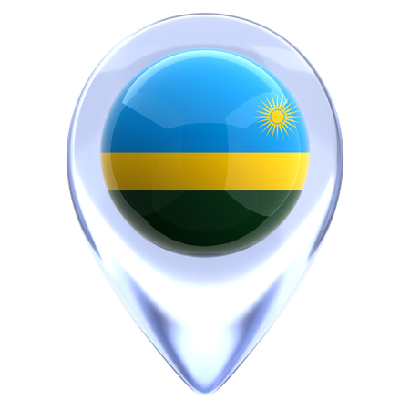 Rwanda  3D Icon