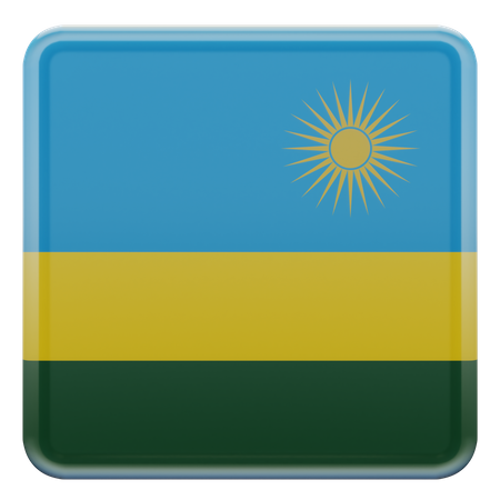 Rwanda Flag  3D Flag