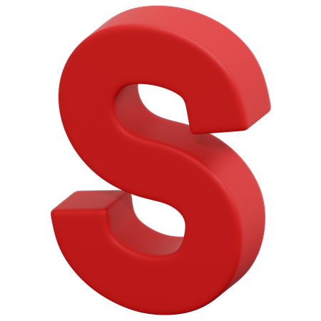 S  3D Icon
