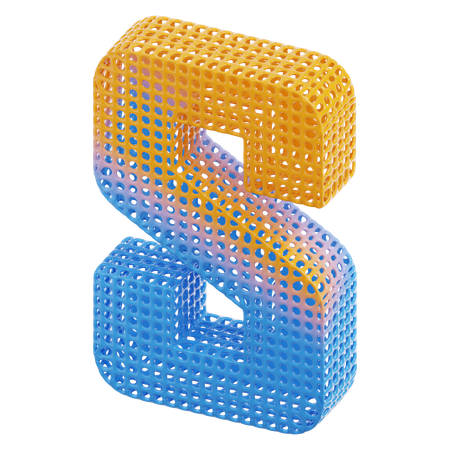 S  3D Icon