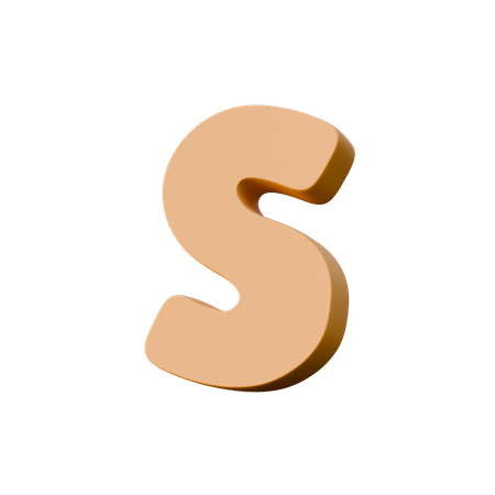 S  3D Icon