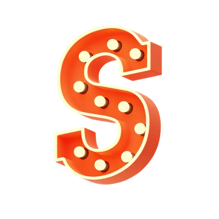 S  3D Icon